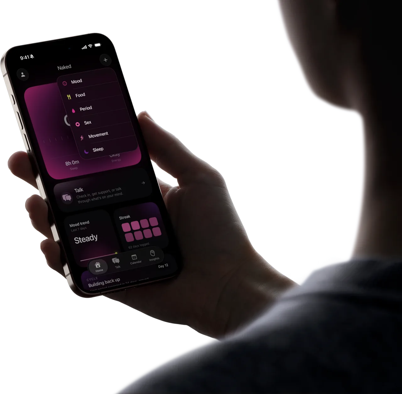 Naked mobile app