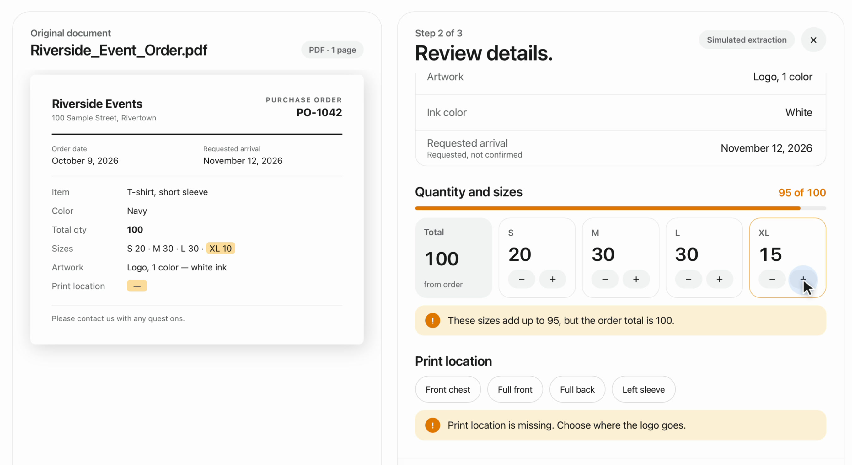 PressReady: Catching missing information